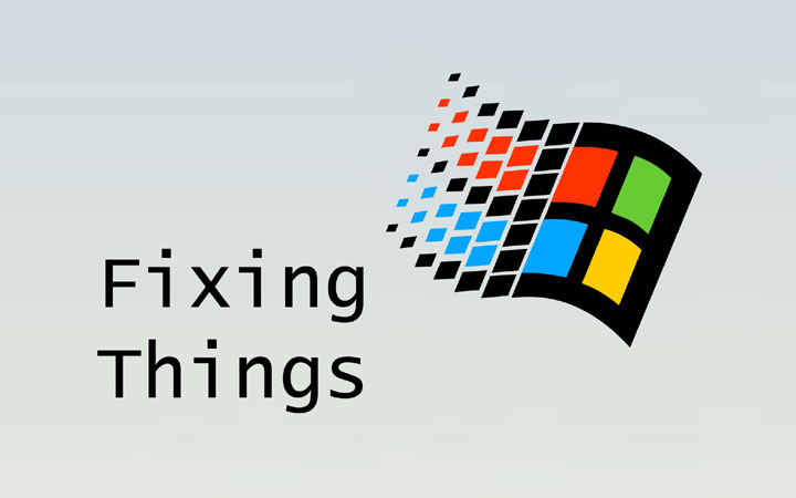 Fixing things on Windows 2000/XP
